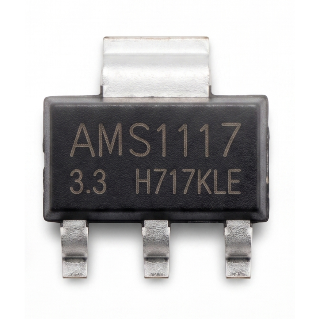 AMS1117-3.3 3.3V 1A Surface Mount LDO Voltage Regulator in SOT-223 Package