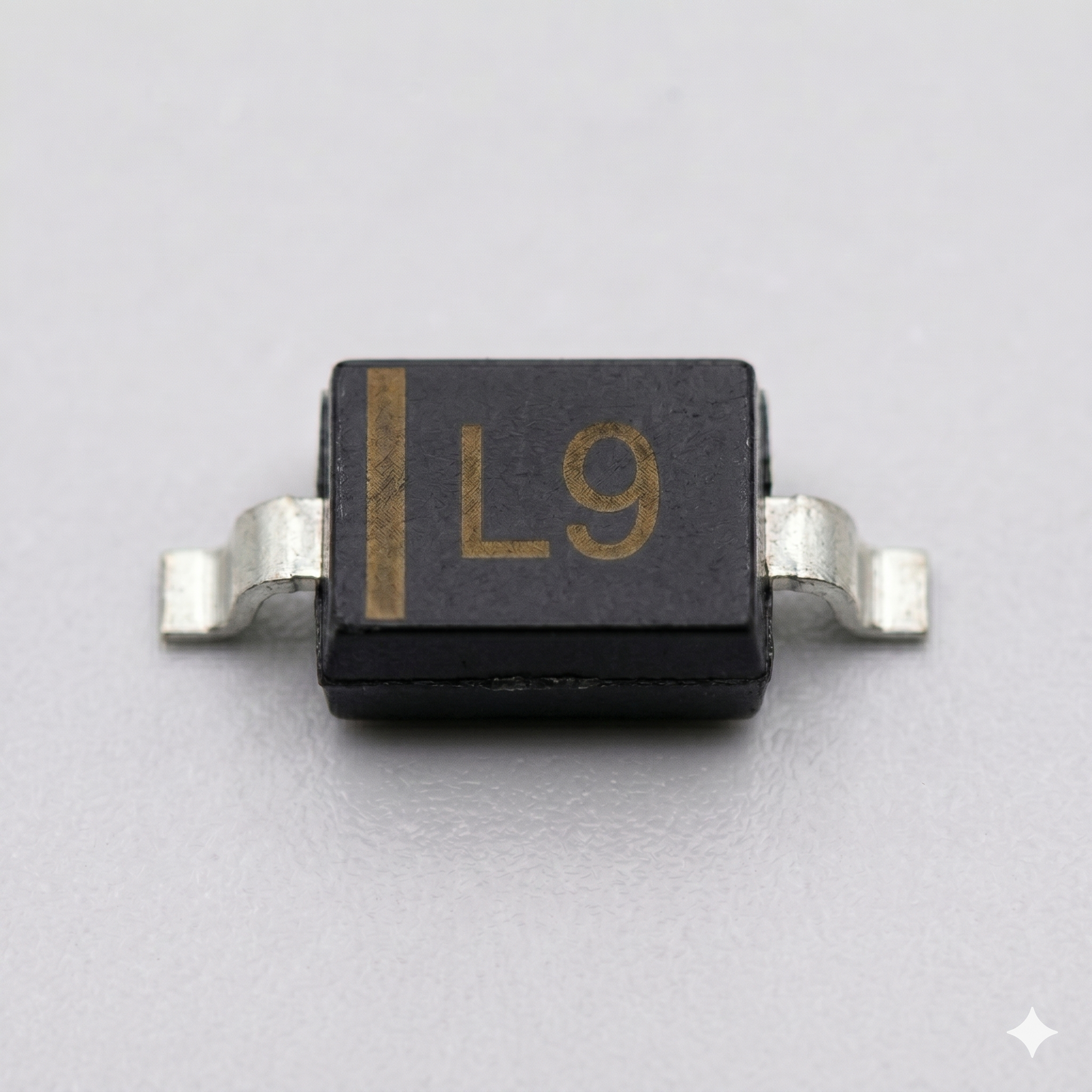 BAT54WS-7-F SMD Schottky Diode 30V 100mA SOD-323 Package with L9 Marking on Professional White Background