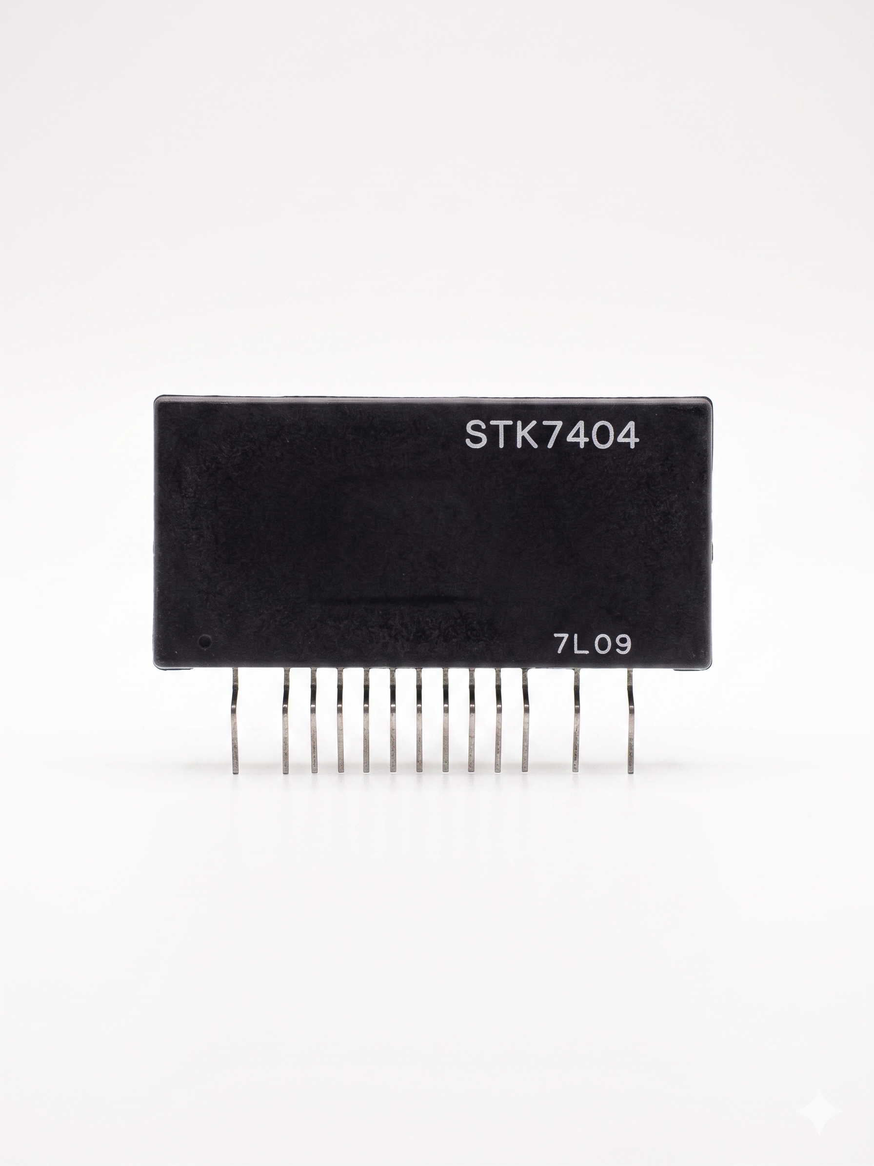 STK7404 Power Hybrid IC Sanyo DC/DC Converter 13-Pin Module front view with 7L09 marking