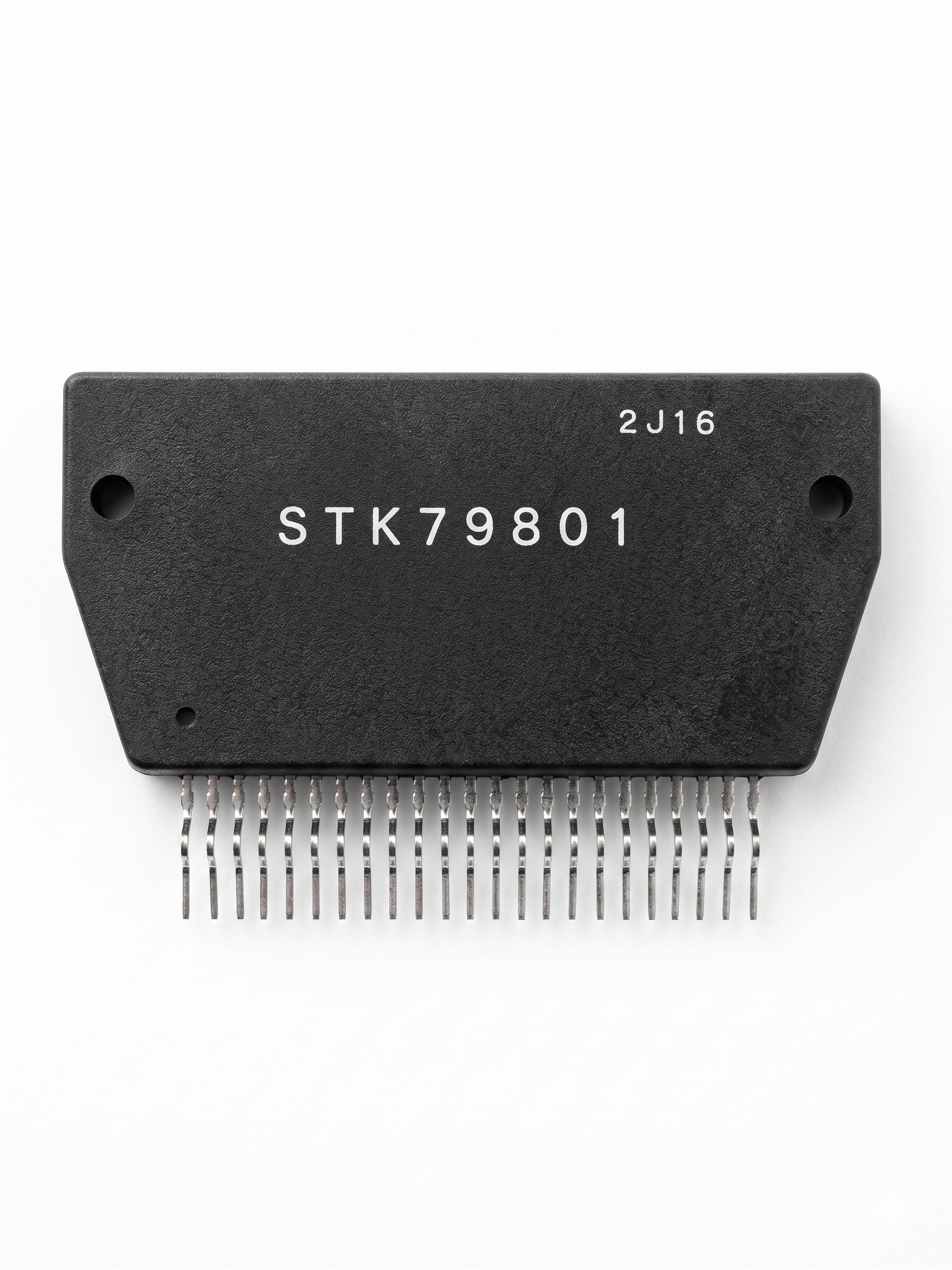 Black comb with comb teeth on a white background